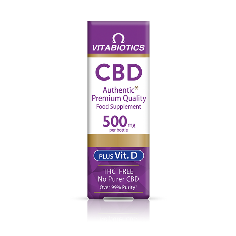 Vitabiotics Brains CBD 500mg Plus Vitamin D